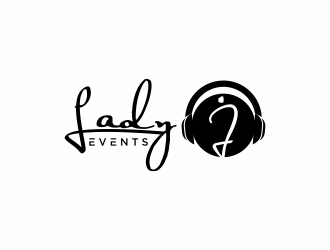 Lady J Events logo design by ammad