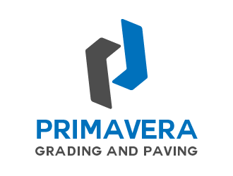 Primavera grading and paving logo design by logy_d