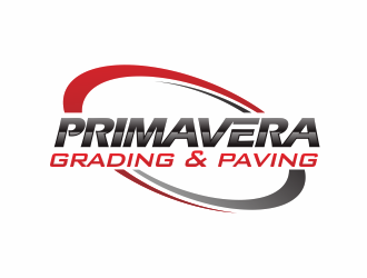 Primavera grading and paving logo design by YONK