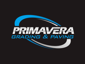 Primavera grading and paving logo design by YONK