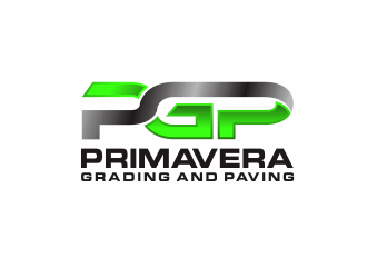 Primavera grading and paving logo design by kimora