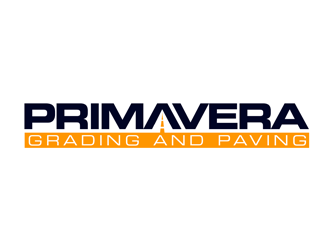 Primavera grading and paving logo design by kunejo
