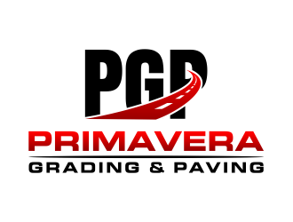 Primavera grading and paving logo design by cintoko