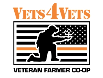 Vets 4 Vets logo design by ruki