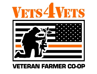 Vets 4 Vets logo design by ruki