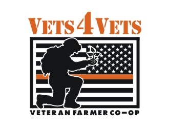 Vets 4 Vets logo design by aladi