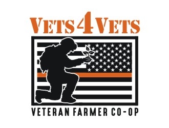 Vets 4 Vets logo design by aladi