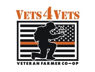 Vets 4 Vets logo design by aladi