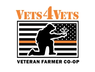Vets 4 Vets logo design by ruki