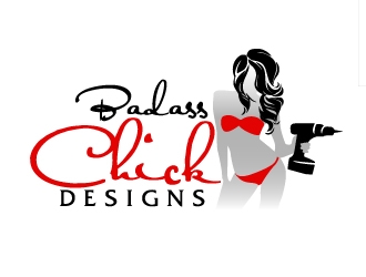 Badass Chick Designs logo design by ElonStark