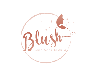 Blush Skin Care Studio logo design by grea8design