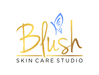 Blush Skin Care Studio logo design by done
