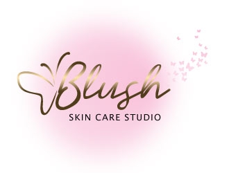 Blush Skin Care Studio logo design by REDCROW