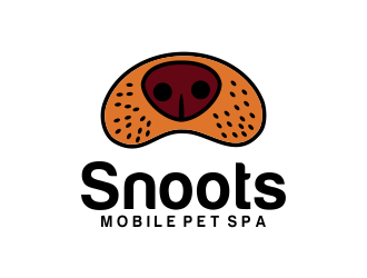 Snoots Mobile Pet Spa logo design by done
