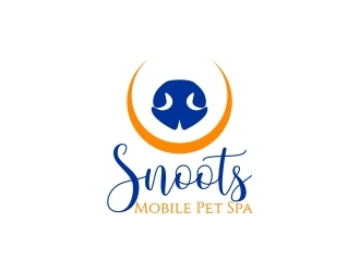 Snoots Mobile Pet Spa logo design by MRANTASI