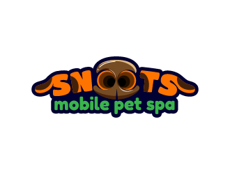 Snoots Mobile Pet Spa logo design by reight