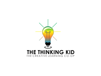 The Thinking Kid - The Creative Learning Co-op logo design by giphone