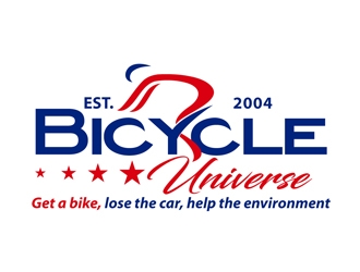 Bicycle Universe logo design by DreamLogoDesign