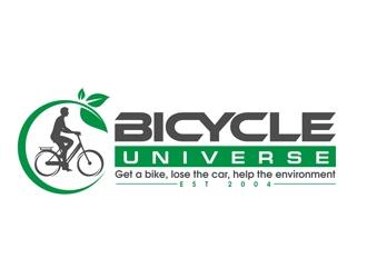 Bicycle Universe logo design by DreamLogoDesign