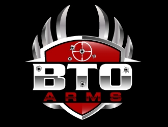 BTO Arms logo design by ElonStark