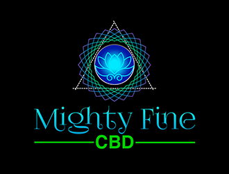 Mighty Fine CBD logo design by 3Dlogos