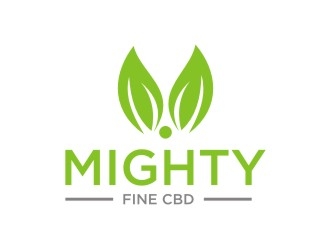 Mighty Fine CBD logo design by EkoBooM