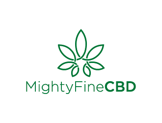 Mighty Fine CBD logo design by mhala