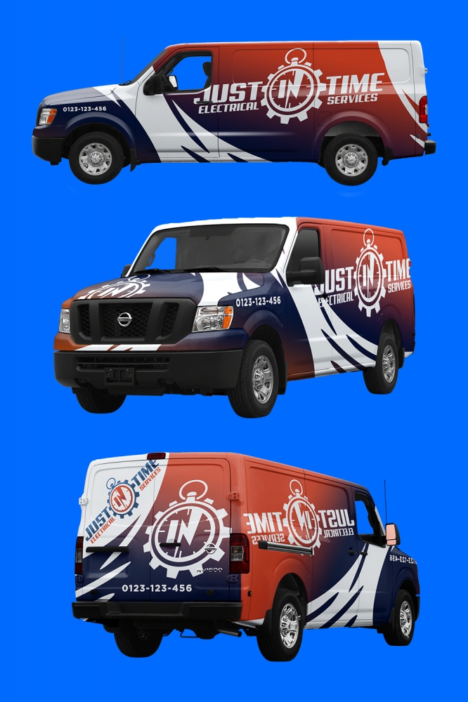 Just In Time Electrical Services logo design by MastersDesigns