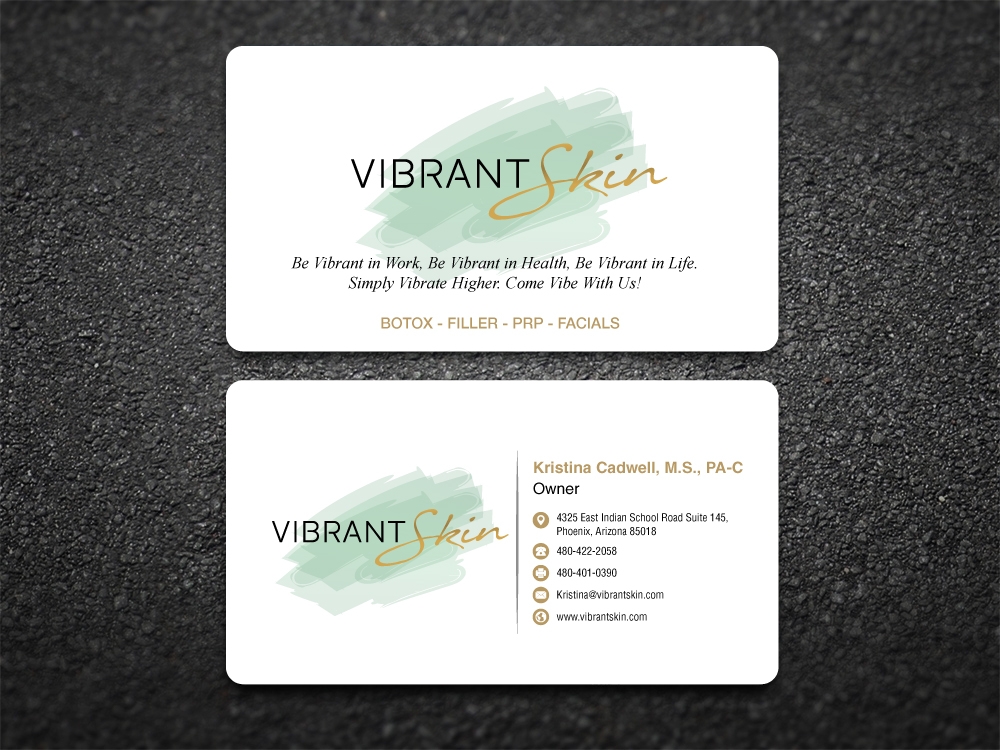 Vibrant Skin logo design by labo