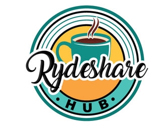 Rydeshare Hub logo design by shere