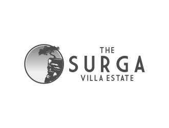The Surga villa estate logo design by Kruger