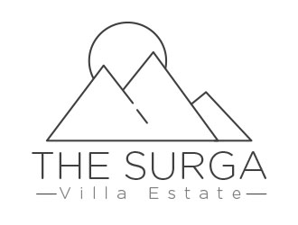 The Surga villa estate logo design by Manolo
