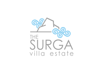 The Surga villa estate logo design by YONK