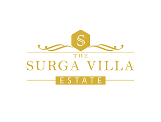 The Surga villa estate logo design by 3Dlogos