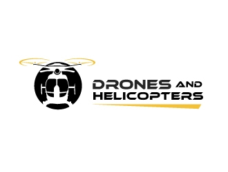 Drones and Helicopters logo design by emberdezign