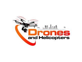Drones and Helicopters logo design by gcreatives