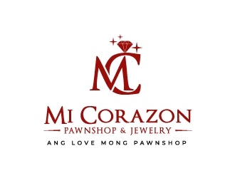 Mi Corazon Pawnshop & Jewelry logo design by fillintheblack