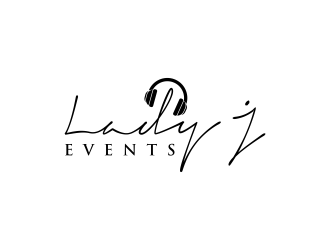 Lady J Events logo design by ammad