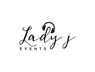 Lady J Events logo design by ammad