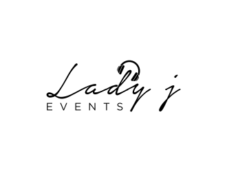 Lady J Events logo design by ammad