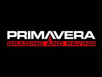 Primavera grading and paving logo design by kunejo