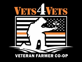Vets 4 Vets logo design by ruki