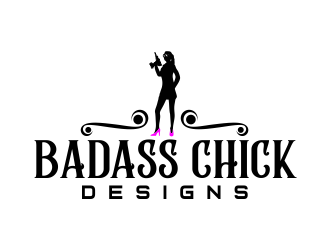 Badass Chick Designs logo design by Dhieko