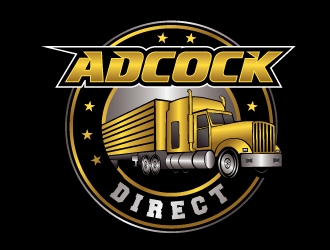 Adcock Direct logo design by REDCROW
