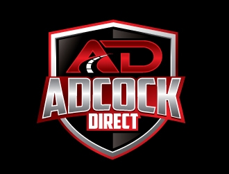 Adcock Direct logo design by REDCROW