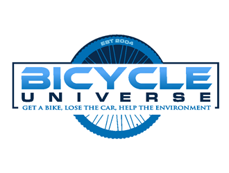 Bicycle Universe logo design by coco