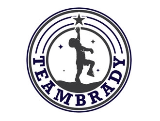 TeamBrady logo design by shere