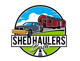 Shed Haulers Bash logo design by DreamLogoDesign