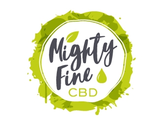 Mighty Fine CBD logo design by akilis13