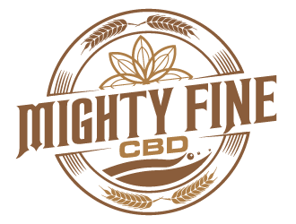 Mighty Fine CBD logo design by PRN123